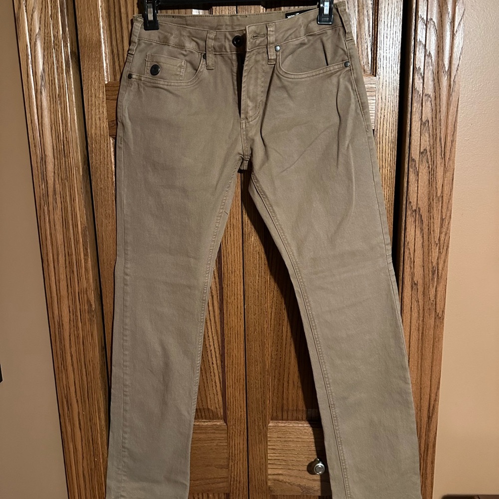 BUFFALO David Bitton “Evan-X” Slim Straight Stretch Jeans - 29W x 32L - Tan